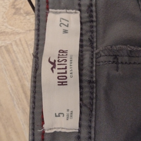 Hollister gray skinny jeans with zipper ankles size 5/27 - Picture 6 of 12